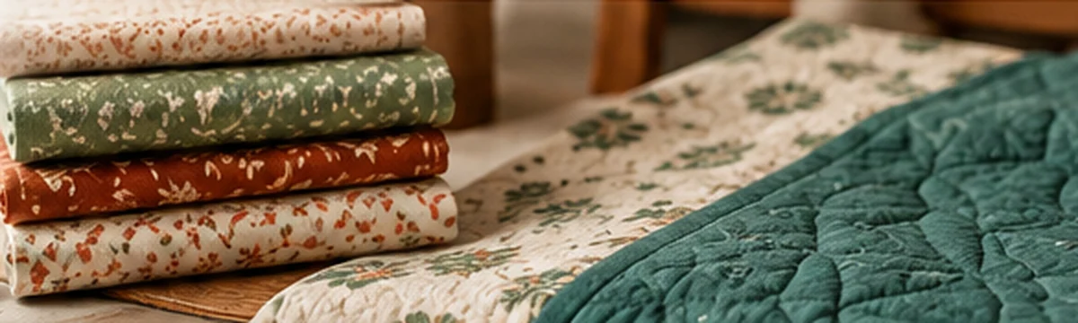 Upholstery fabrics, measuring tools and sewing supplies